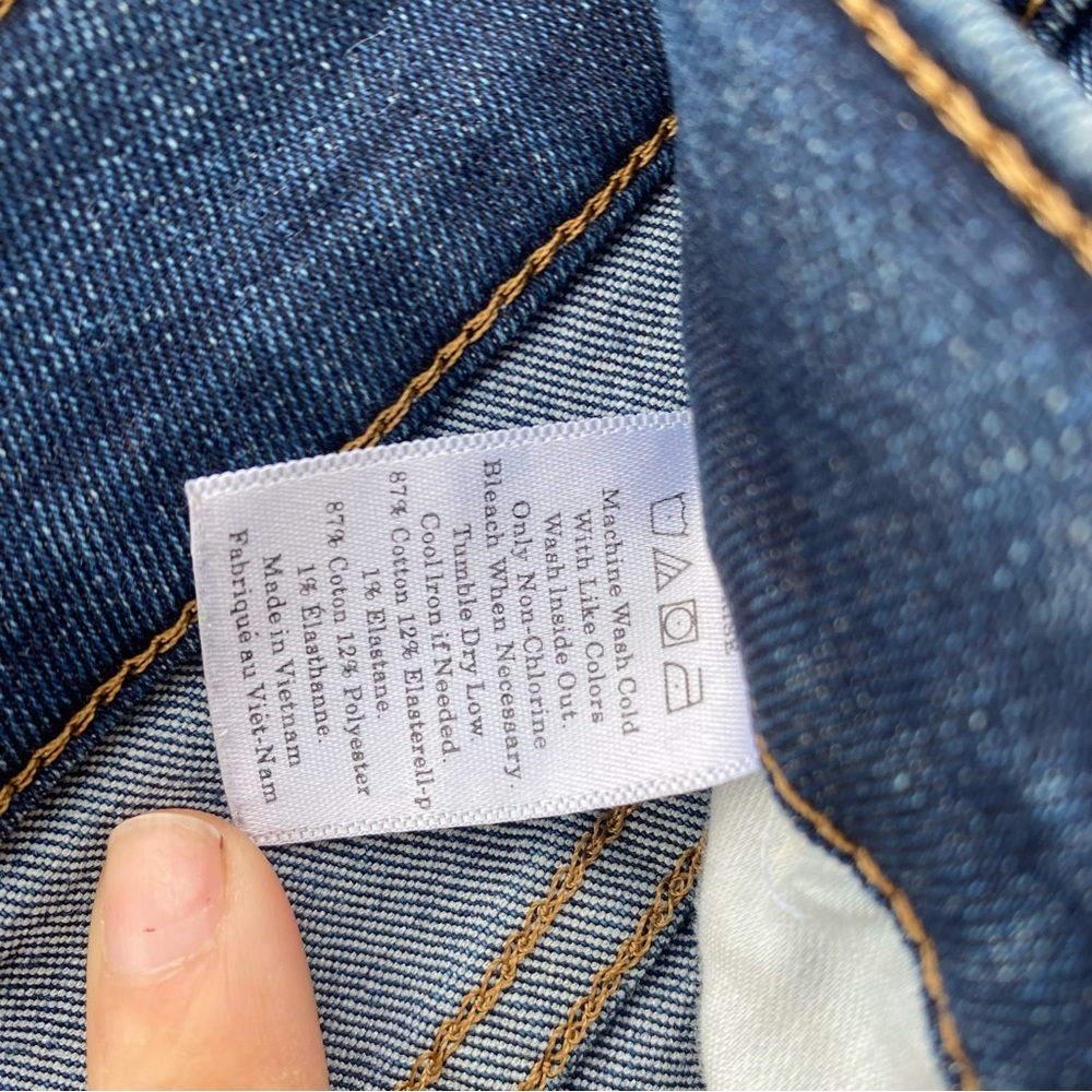 EVERLANE Medium Wash High Rise Skinny Jeans - Picture 2 of 8
